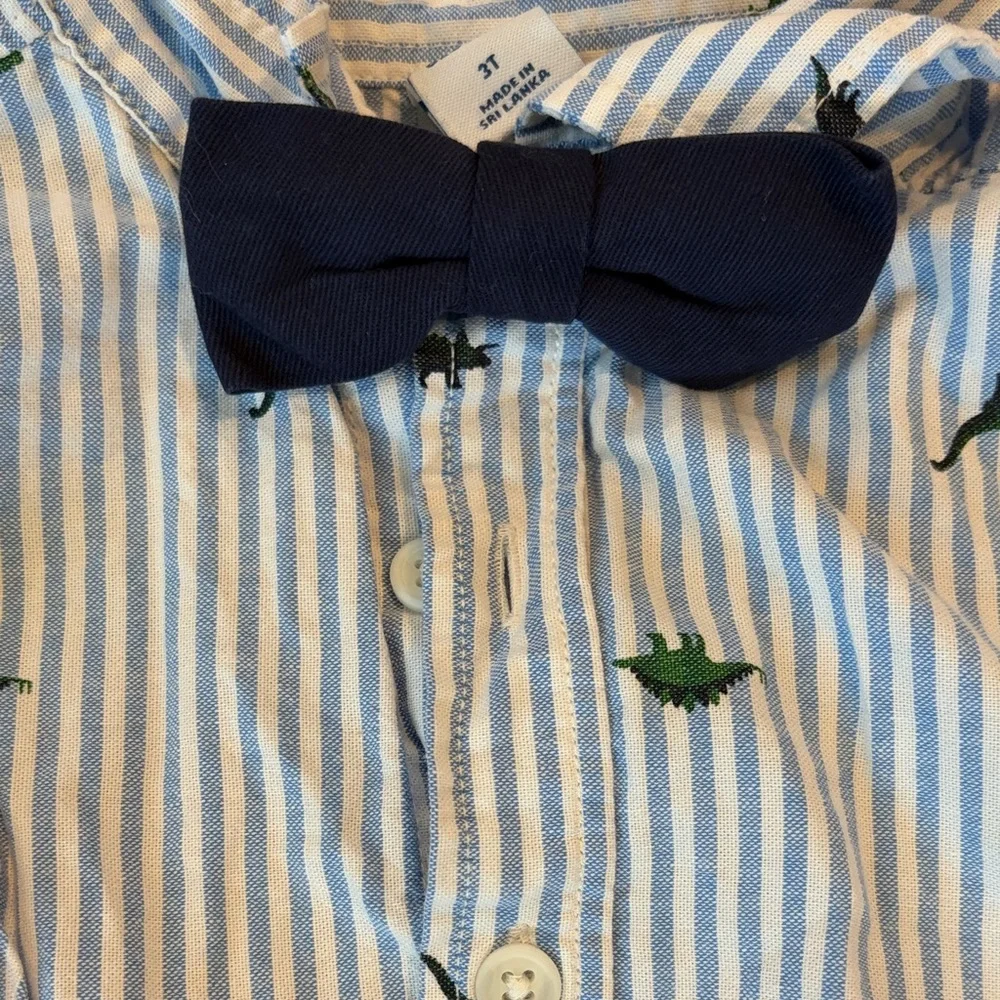 Bundle of Old Navy Kids Easter/Spring Button Down Shirts with Bow Ties
